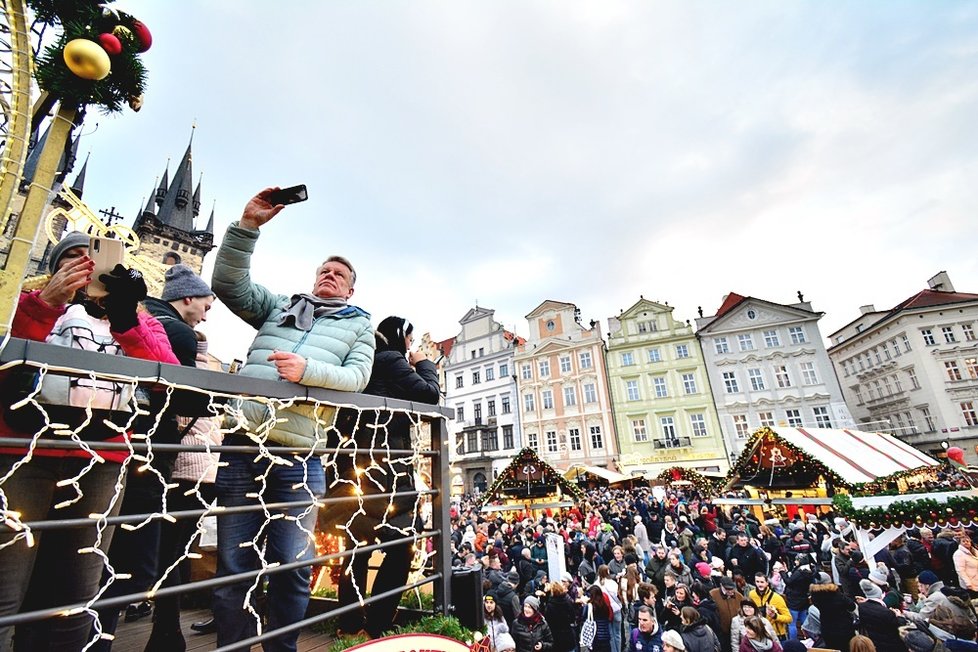 Vánoční trhy na Staroměstském náměstí