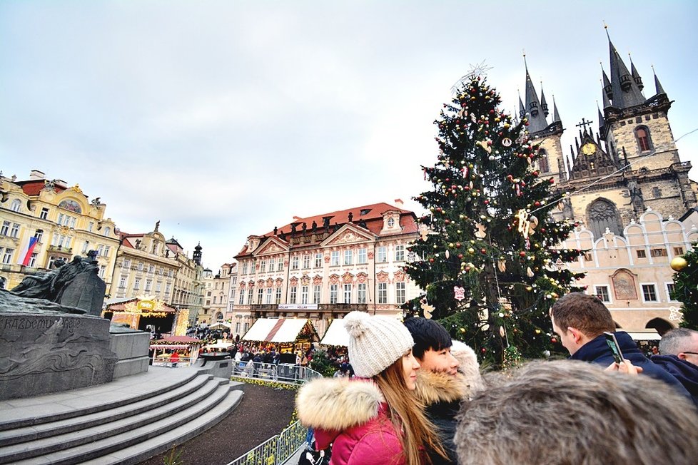 Vánoční trhy na Staroměstském náměstí