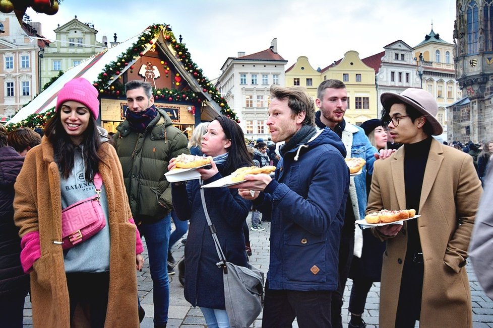 Vánoční trhy na Staroměstském náměstí z minulého roku