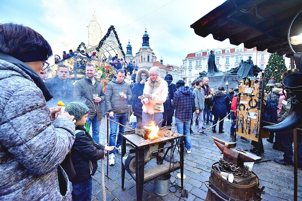 Vánoční trhy na Staroměstském náměstí