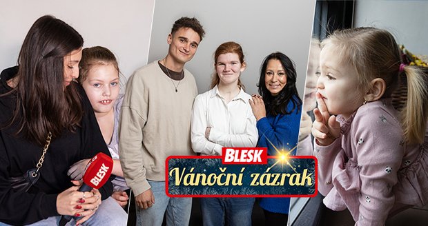 Viktorce, Samíkovi, Pavlínce a Marii jste splnili přání: Karolínka a Natálka na Vánoční zázrak ještě čekají