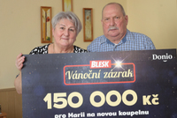 Vánoční zázrak Blesku pro Marii, která se stará o nemohoucí maminku a manžela na kyslíku: Mytí ve škopku skončí