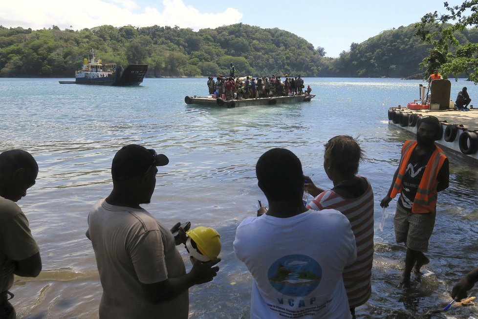 Evakuace na Vanuatu