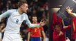 Fotbalisté Anglie i Španělska předvedli Mannequin Challenge