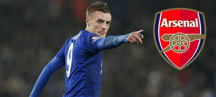 Zamíří útočník Leicesteru Jamie Vardy do Arsenalu?