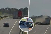 Chvíle nepozornosti a pak rána: BMW na D3 vletělo do kamionu