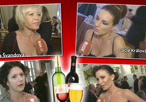 Co pijí české celebrity: Převládá víno, Martha Issová má ráda slivovičku, Gábina Partyšová je pivařka...