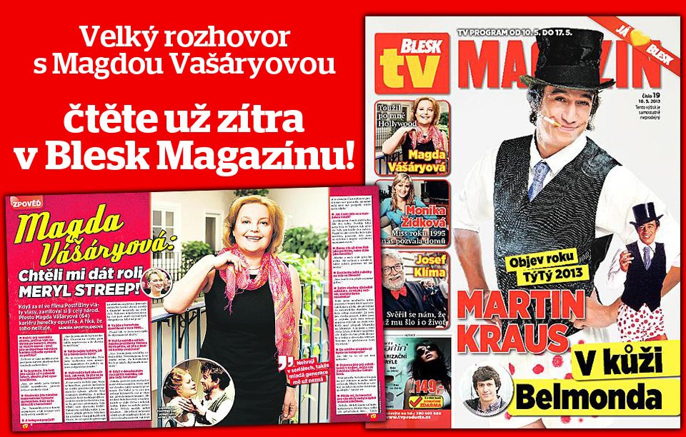 Více se dočtete v Blesk Magazínu