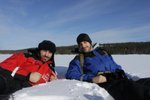 Noid je na severním pólu se svým bratrem Štěpánem