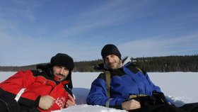 Noid je na severním pólu se svým bratrem Štěpánem