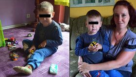 Vašík (4) musí denně cvičit, k tomu všemu je silný cukrovkář.