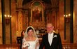 Vašo Patejdl uzavřel s Miluškou církevní sňatek v kostele sv. Anny ve Vatikánu.