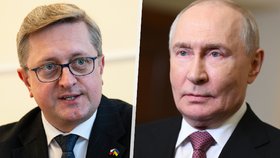 Ukrajinský velvyslanec v Česku Vasyl Zvaryč odmítá slova ruského prezidenta Vladimira Putina.