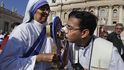 Misionářka Matka Tereza byla dnes ve Vatikánu prohlášena za svatou