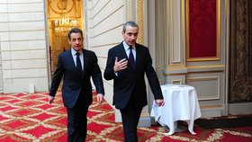 Laurent Stefanini s bývalým prezidentem Francie Nicolasem Sarkozym.
