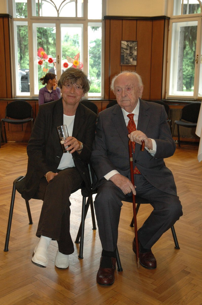 Otakar Vávra s manželkou Jitkou Němcovou