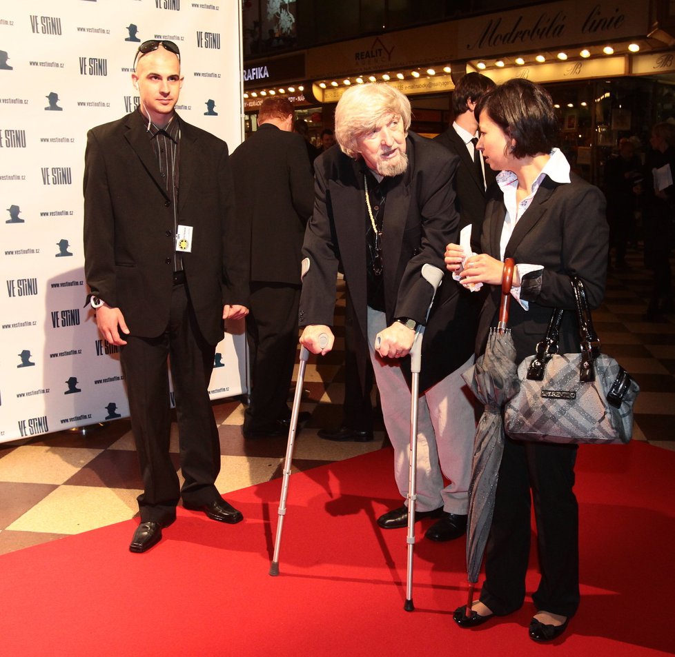 Český kameraman Miroslav Ondříček dorazil na premiéru synova filmu o berlích