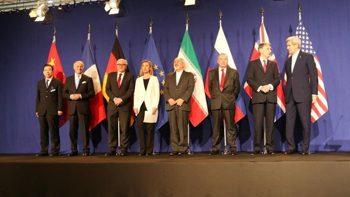 Ve švýcarském Lausanne byla uzavřena rámcová dohoda o íránském jaderném programu. Izrael v ní vidí ohrožení své existence. (3. dubna 2015)