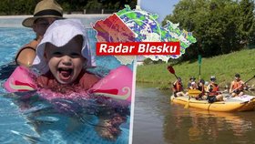 Zažijeme subtropy, bude až 34 °C! Bouřky zasáhnou západ, hrozí i kroupy. Sledujte radar Blesku