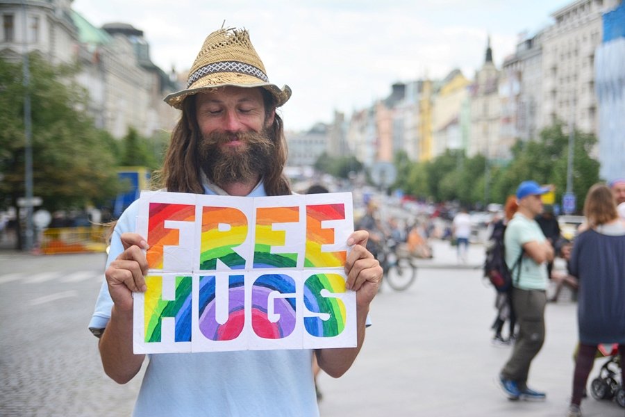 Veganský průvod Veggie Parade 2017 odstartoval po druhé hodině odpolední na Václavském náměstí.