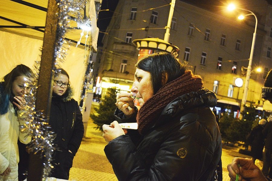 Vegani rozdávali jídlo zdarma. Snažili se kolemjdoucí přesvědčit, že to jde i bez utrpení.