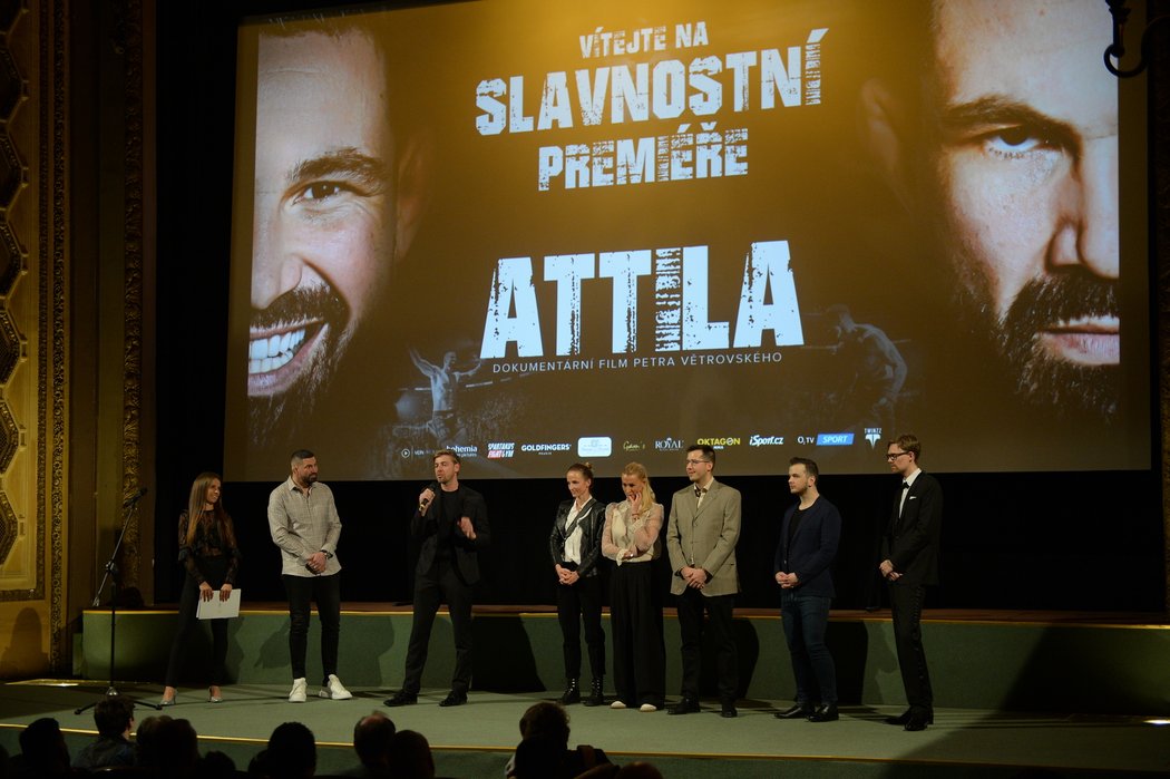 Ve středu proběhla v pražské Lucerně premiéra filmu Attila