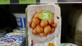 Cena vajec v únoru 2023