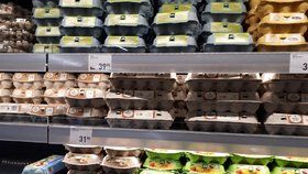 Kam se v obchodech poděla česká vejce? Regály jsou plné levnějších zahraničních