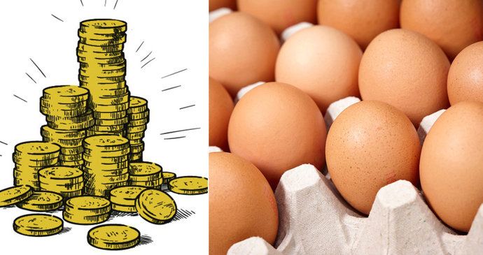 Vajíčko stojí běžně čtyři koruny, to farmářské ale až osm korun.
