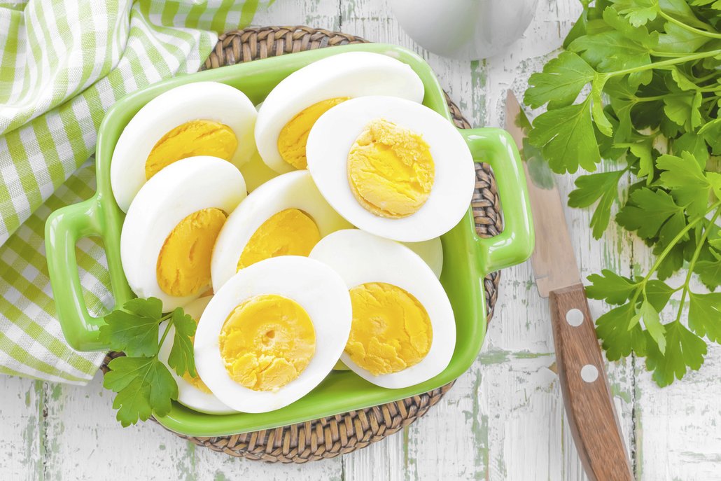 Natvrdo uvařená vejce jsou vhodná i do pomazánek