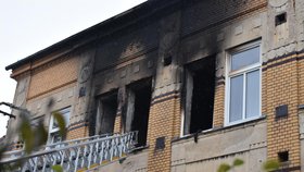 Požár domova pro postižené ve Vejprtech