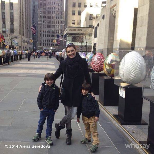Velikonoce celebrit: Alena Šeredová se svými syny