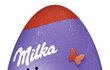 Milka Funny Egg k dostání v 50g balení. Cena 39,90 Kč.