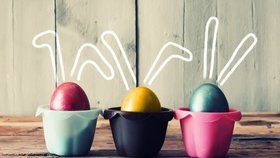 Velikonoční dekorace: Originálně zdobená vajíčka