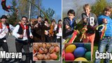 Morava versus Čechy: Jak slaví Velikonoční pondělí? Různá pomlázka, jídlo i pití!