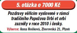 5. otázka o 7000 Kč