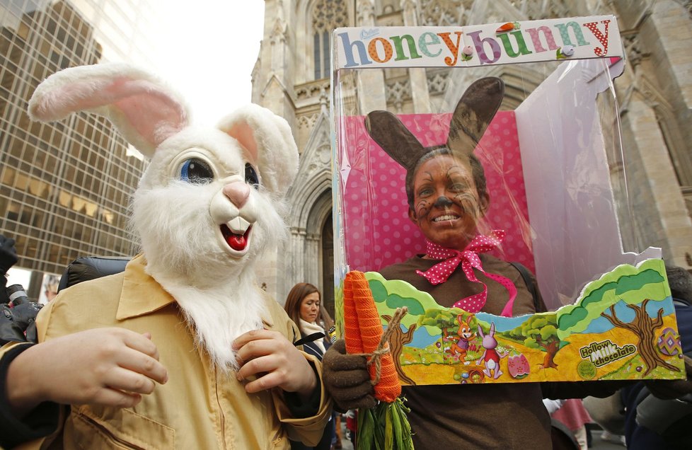 Na Páté Avenue v New Yorku se každoročně pořádá velikonoční karneval
