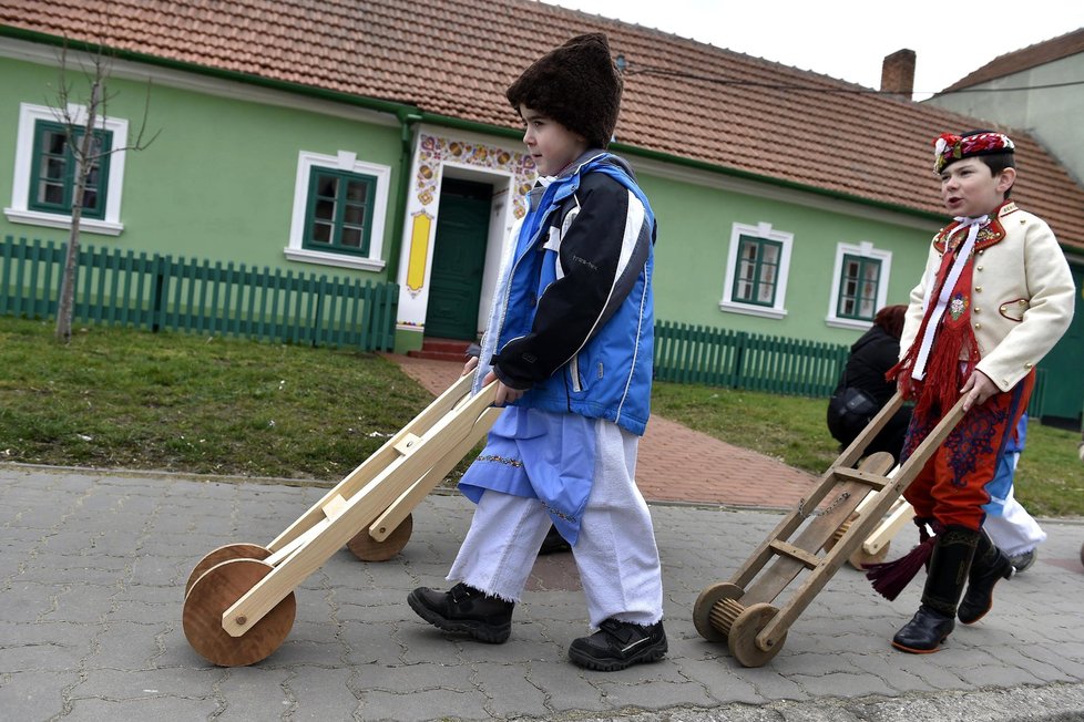 Příprava na Velikonoce v Lanžhotě na Břeclavsku