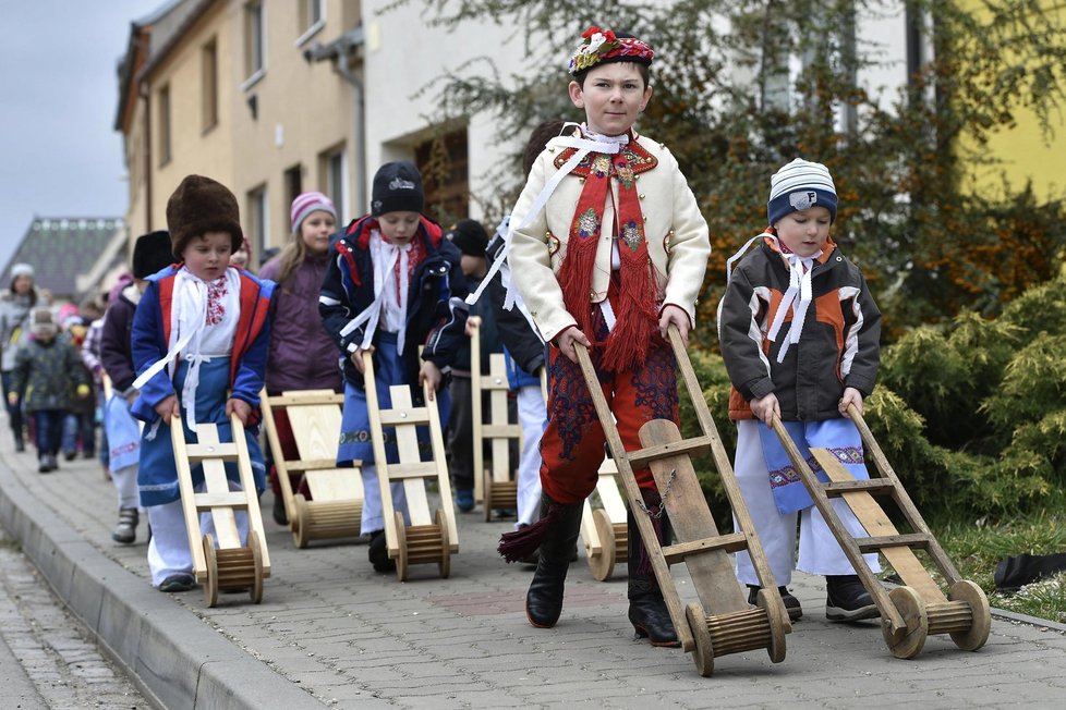 Příprava na Velikonoce v Lanžhotě na Břeclavsku