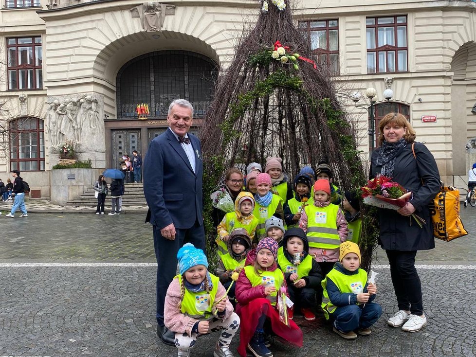 Slavnostní zahájení velikonočních trhů na Mariánském náměstí