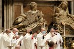 Velikonoční mše ve Vatikánu (1. 4. 2021)