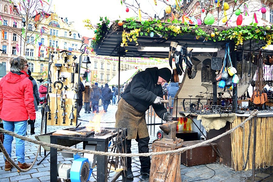 Velikonoční trhy na Staroměstském náměstí 2018