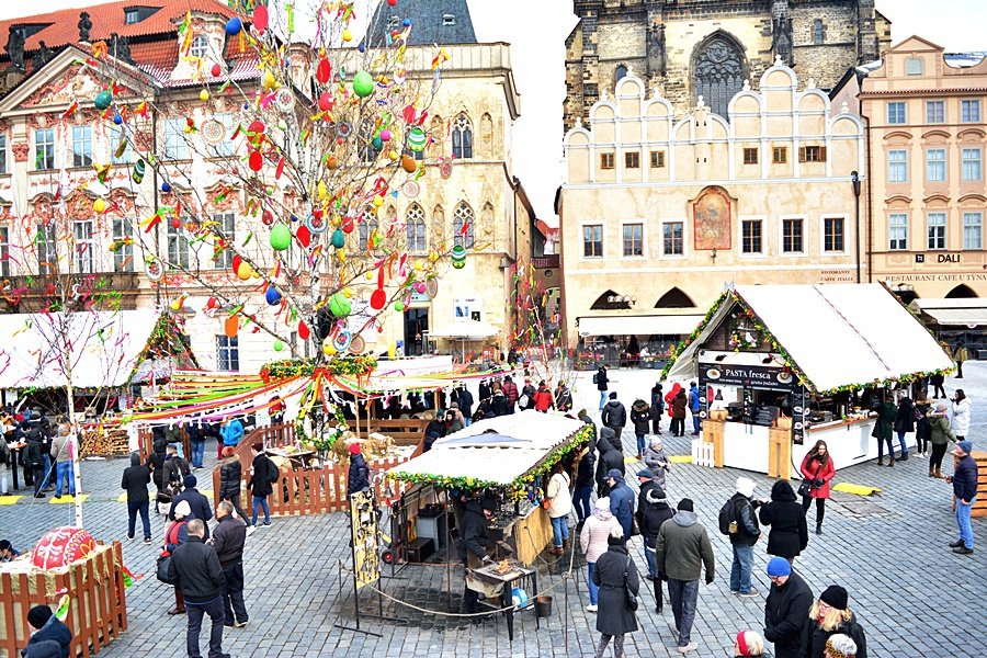 Velikonoční trhy na Staroměstském náměstí 2018