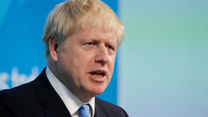 Britský premiér Boris Johnson