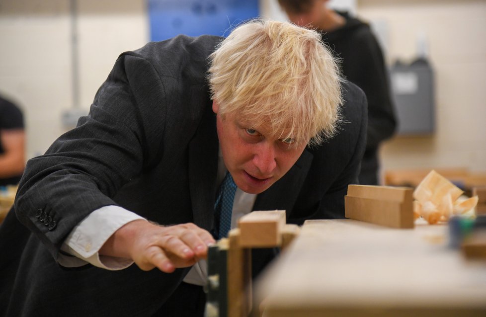 Britský premiér Boris Johnson.