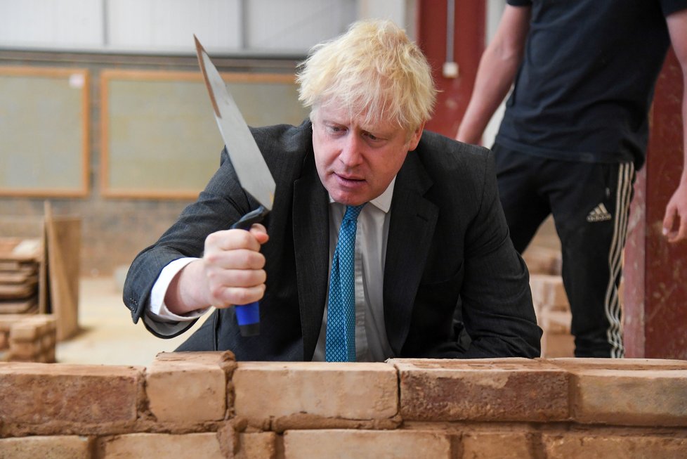 Britský premiér Boris Johnson