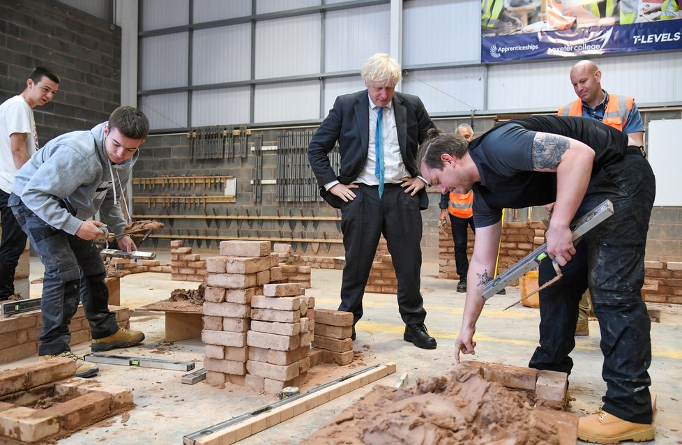 Britský premiér Boris Johnson.