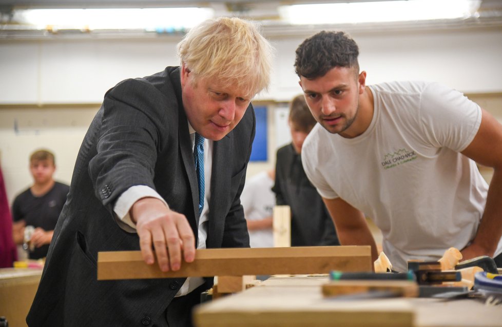 Britský premiér Boris Johnson