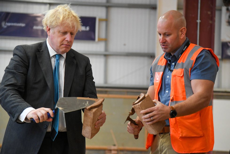 Britský premiér Boris Johnson.