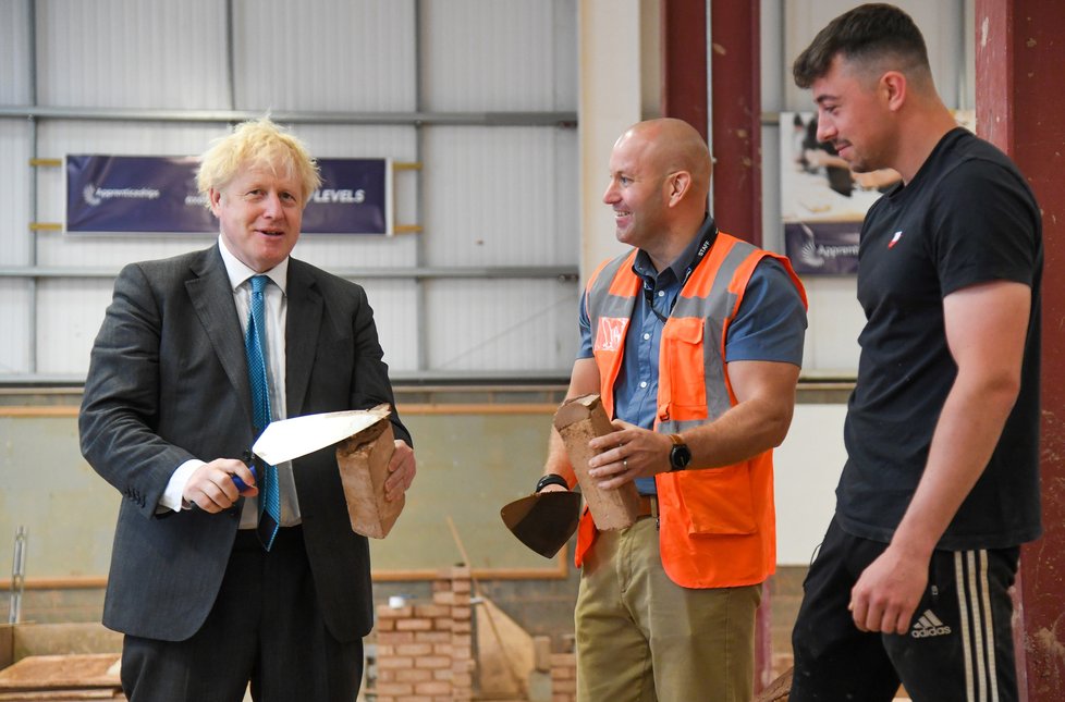 Britský premiér Boris Johnson.